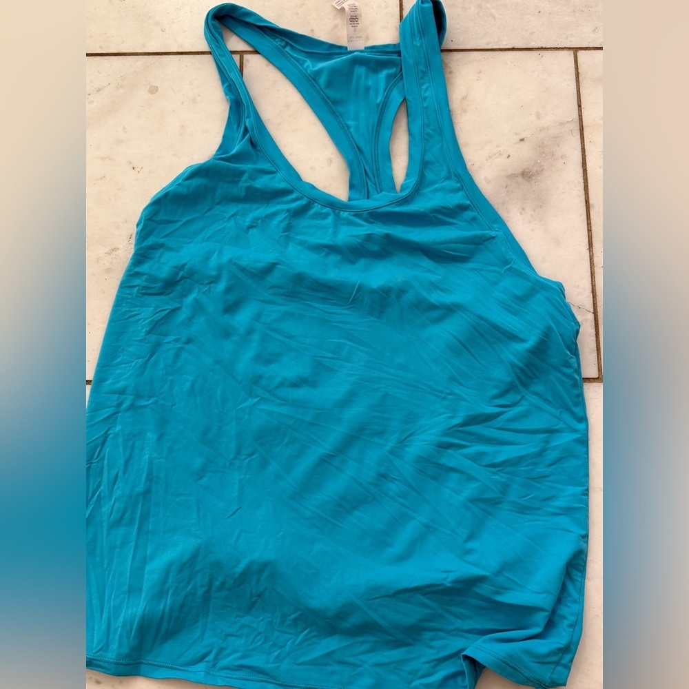 ALO Vibrant Blue Racerback Tank Top